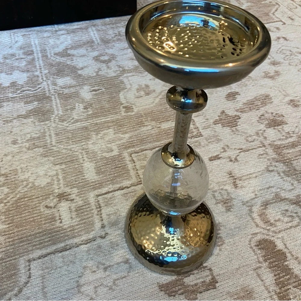 Silver Candle Holder